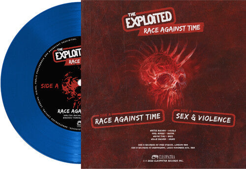 The Exploited - Race Against Time - Blue (Vinyl) { vinyl }