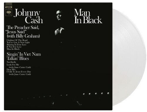 Johnny Cash - Man In Black - Limited 180-Gram Crystal Clear Vinyl (Vinyl) { vinyl }