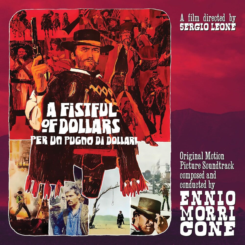 Ennio Morricone (Colv) (Ltd) (Red) (Ita) - Fistful Of Dollars - O.S.T. (Colored Vinyl) (Limited Edition) (Red) { vinyl }