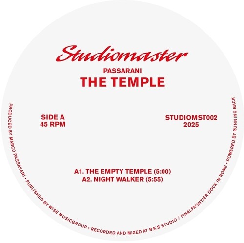 Marco Passarani - The Temple (Vinyl) { vinyl }