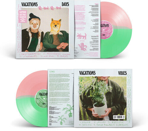 Vacations- Days/Vibes - Pink/Green Vinyl { vinyl }