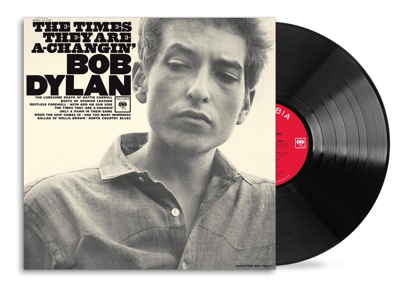 Bob Dylan- The Times They Are A-Changin' (Mono Pressing) { vinyl }