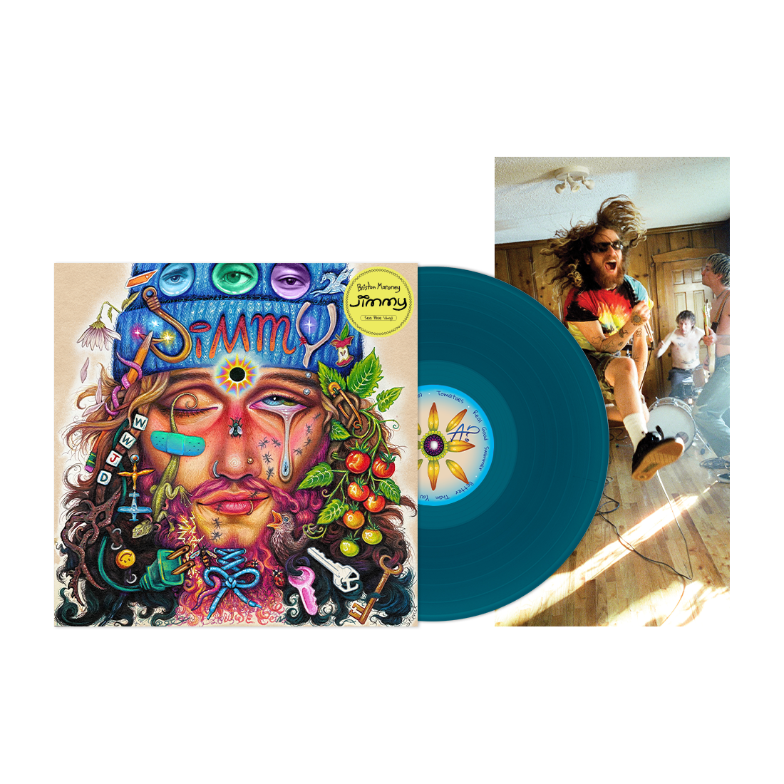 Briston Maroney- JIMMY (Sea Blue Vinyl) (w/ Ltd Ed 9"x12" print, while supplies last) { vinyl }