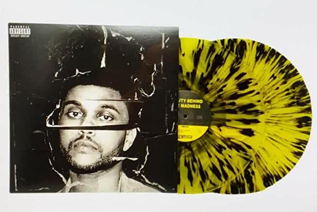 The Weeknd- Beauty Behind The Madness (Yellow w/ Black Splatter Vinyl) { vinyl }
