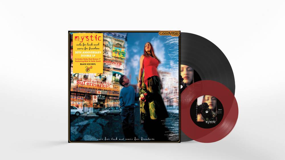 Mystic- Cuts For Luck And Scars For Freedom (RSD Essential Indie Colorway Black Ice 2LP + Ruby Red 7in) { vinyl }