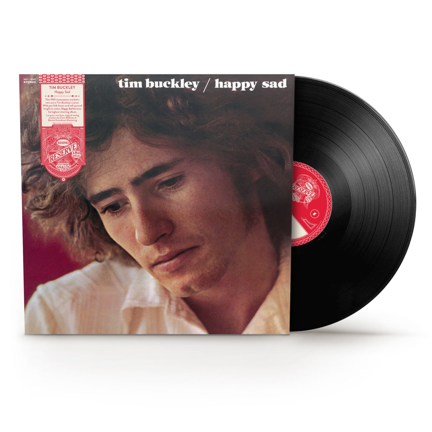Tim Buckley- Happy Sad (Elektra 75) (Rhino Reserve) { vinyl }