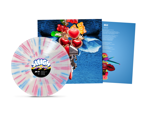 Sleigh Bells- Bunky Becky Birthday Boy (Clear with Pink & Blue Splatter Vinyl) { vinyl }