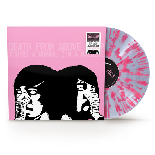 Death From Above 1979- You're a Woman, I'm A Machine (Rocktober 2025) (1LP Clear with Pink Splatter Vinyl) { vinyl }