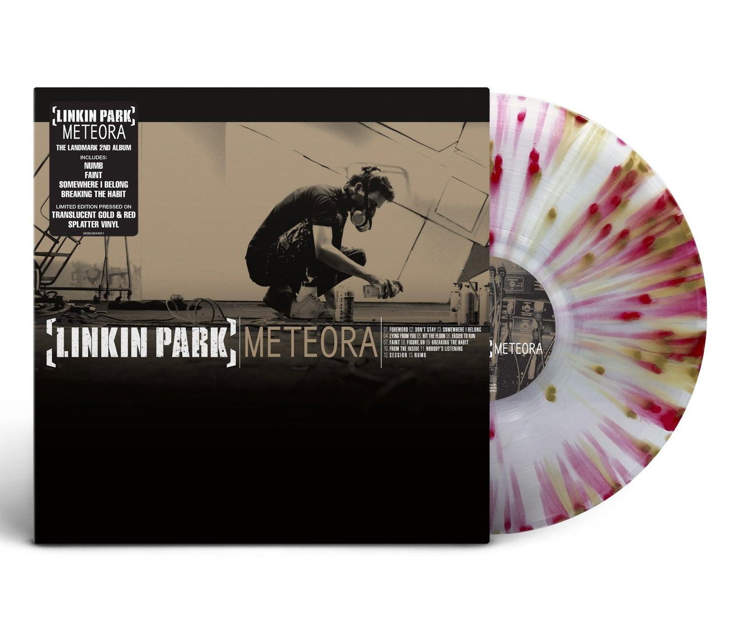 Linkin Park- Meteora (Translucent Gold & Red Splatter Vinyl) { vinyl }