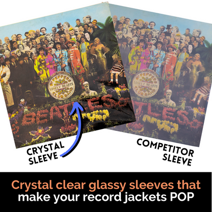 100 Pack 12" Vinyl Record Outer Sleeves (Slim Size)