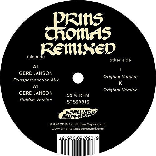 Prins Thomas - Gerd Janson Remixes (Vinyl) { vinyl }