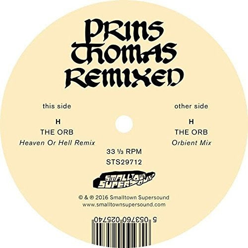 Prins Thomas - The Orb Remixes (LP) { vinyl }