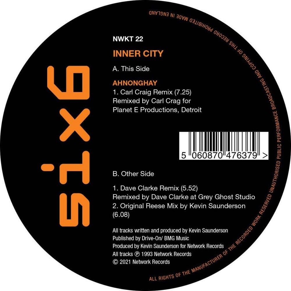 Inner City - Ahnonghay (LP) { vinyl }