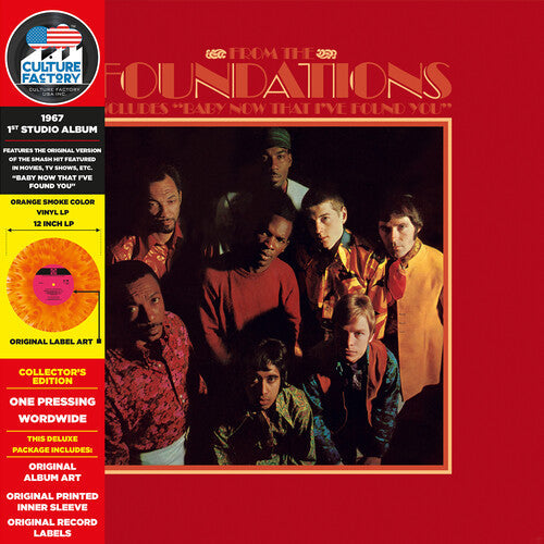 The Foundations - From The Foundations (Baby Now That I Found You) (Orange Smoke) (Vinyl) { vinyl }