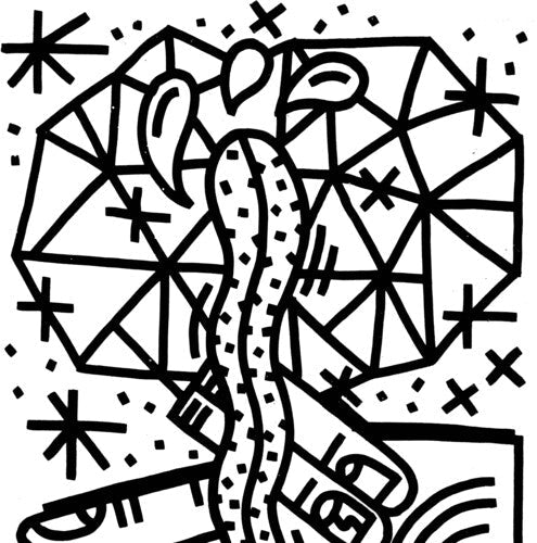 Chrisman - Makila - White W/black Splatter (Vinyl) { vinyl }