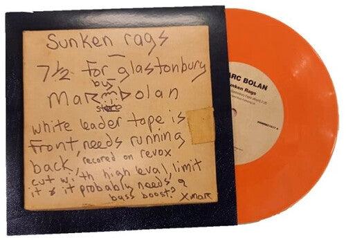 T.Rex- Sunken Rags (Home Demo - 'Glastonbury Fayre' Version) - Orange Colored 7-Inch Vinyl { vinyl }
