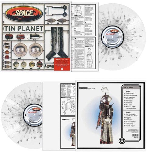 Space - Tin Planet - 140-Gram Clear & Silver Splatter Colored Vinyl (Vinyl) { vinyl }