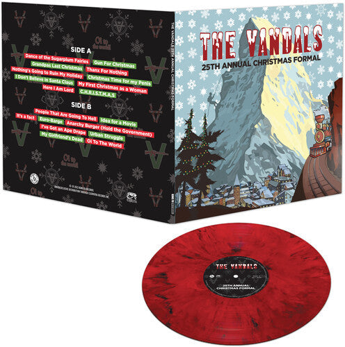 The Vandals - 25TH ANNUAL CHRISTMAS FORMAL - RED & BLACK MARBLE (Vinyl) { vinyl }