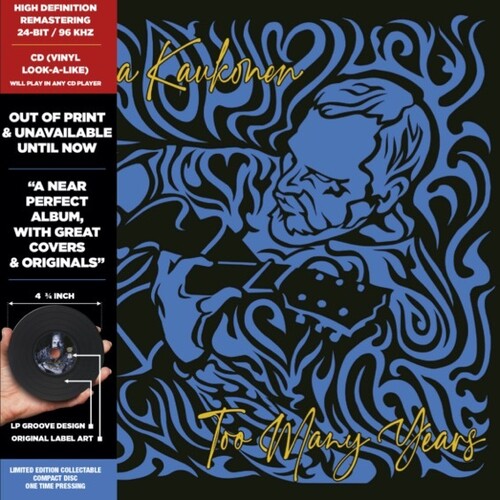 Jorma Kaukonen - Too Many Years (Vinyl) { vinyl }