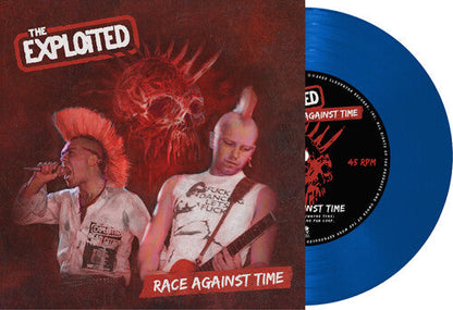 The Exploited - Race Against Time - Blue (Vinyl) { vinyl }