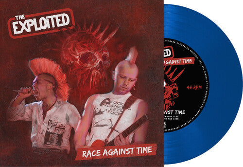 The Exploited - Race Against Time - Blue (Vinyl) { vinyl }