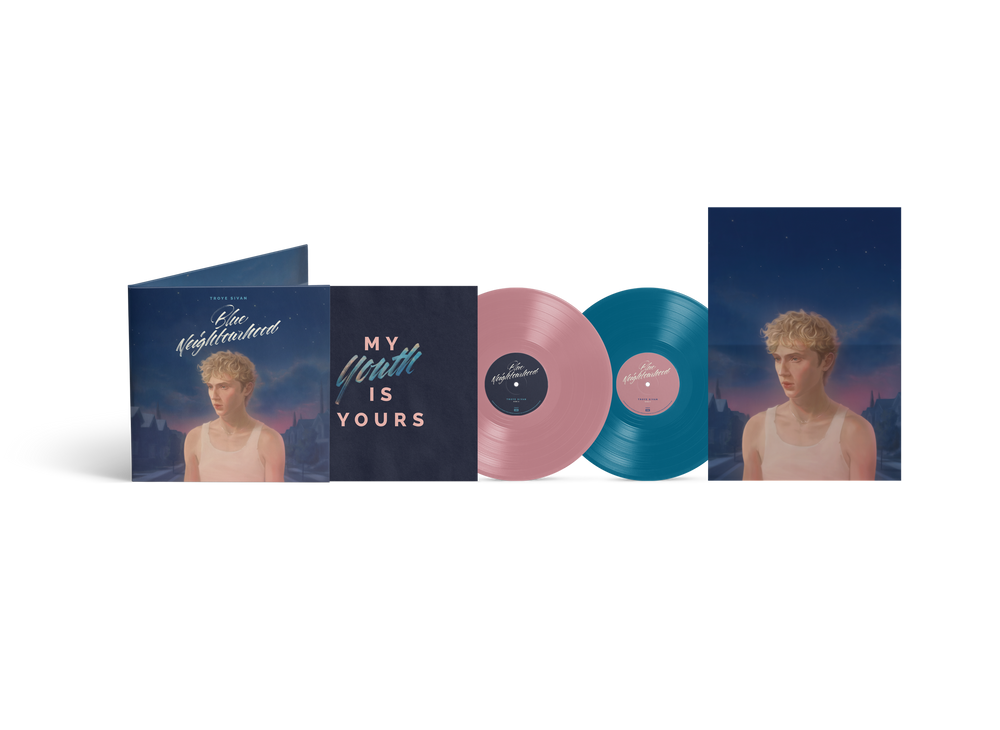 Troye Sivan- Blue Neighbourhood 'Ten Years On' - 10th Anniversary [Blush Pink & Aqua Blue] { vinyl }