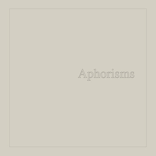Graham Lambkin - Aphorisms (Vinyl) { vinyl }