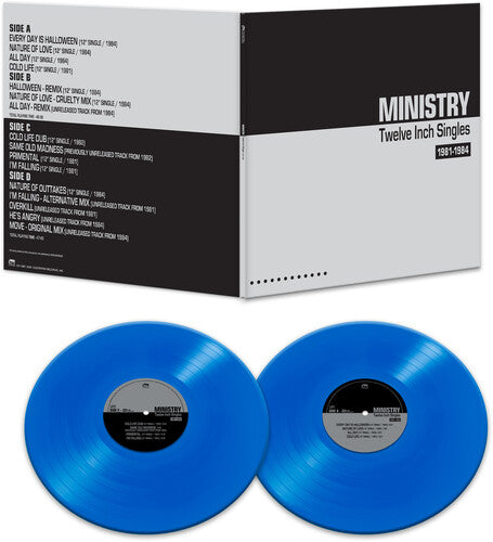 Ministry - Twelve Inch Singles 1981-1984 - BLUE (Vinyl) { vinyl }