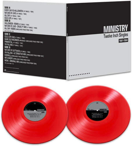 Ministry - 12" Singles 1981-1984 - Red (Vinyl) { vinyl }