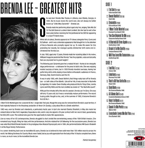 Brenda Lee - Brenda Lee  Greatest Hits - 180-gram Vinyl (Vinyl) { vinyl }