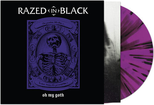 Razed in Black - Oh My Goth! - Purple Black Splatter (Vinyl) { vinyl }