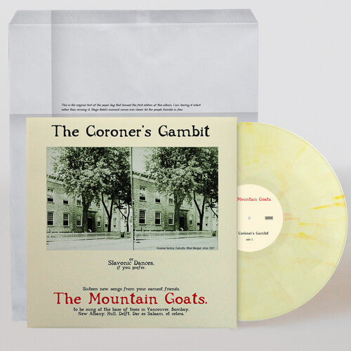 The Mountain Goats- Coroner's Gambit (Kandy Korn Hybrid Yellow Vinyl) { vinyl }