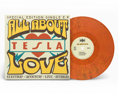 Tesla- All About Love - Orange { vinyl }
