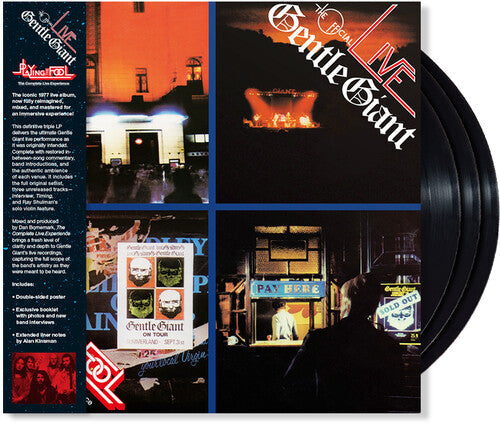 Gentle Giant- Playing the Fool - The Complete Live Experience { vinyl }