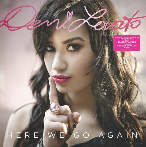 Demi Lovato- Here We Go Again (Pink w/ Black Splatter Vinyl) { vinyl }