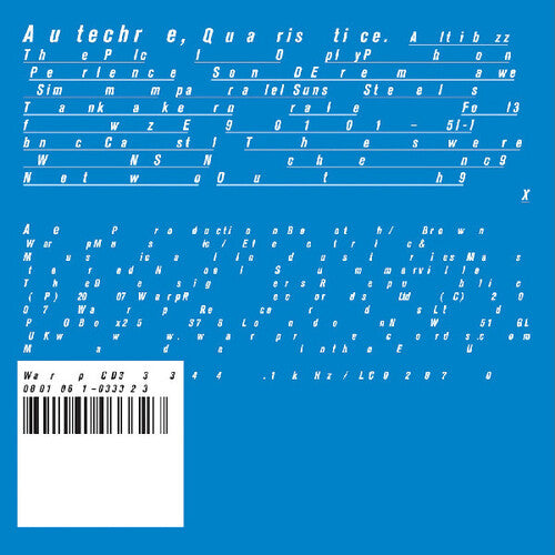 Autechre - Quaristice (Vinyl) { vinyl }