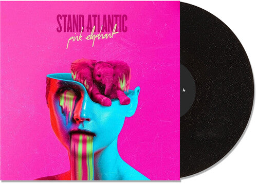 Stand Atlantic- Pink Elephant - Black Glitter Vinyl { vinyl }