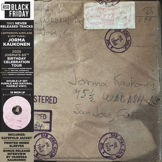 Jorma Kaukonen- Wabash Avenue: 1965 Never Released Tracks [RSD Black Friday 2025] { vinyl }
