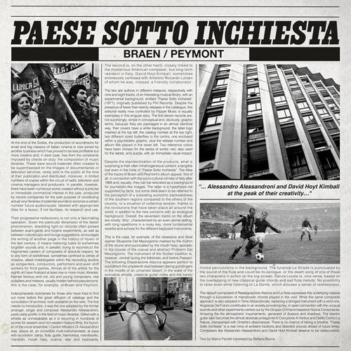 Paese Sotto Inchiesta (Vinyl) { vinyl }