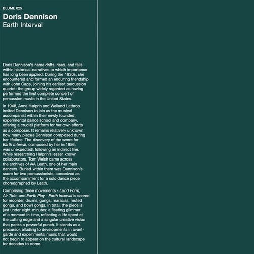 Doris Dennison - Earth Interval (Vinyl) { vinyl }