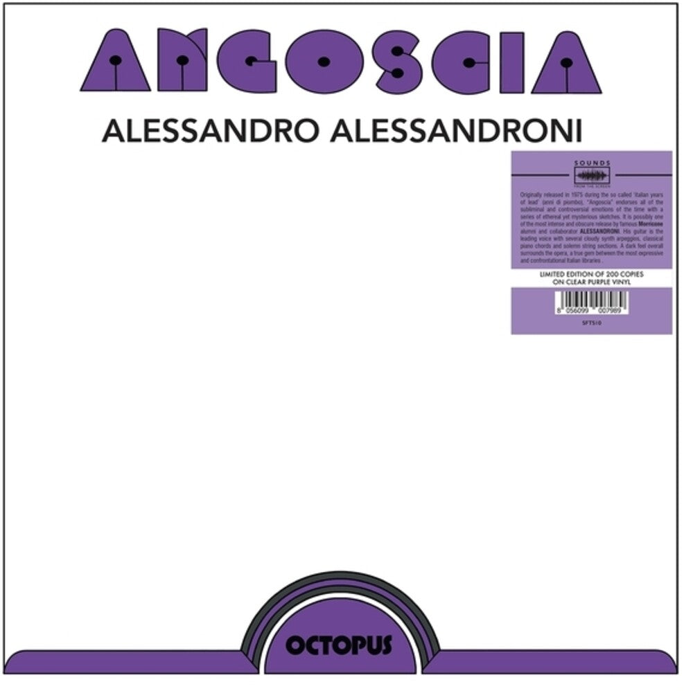 Alessandro Alessandroni - Angoscia (Colored Vinyl) { vinyl }