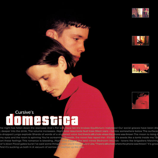 Cursive- Domestica (Red Vinyl) { vinyl }