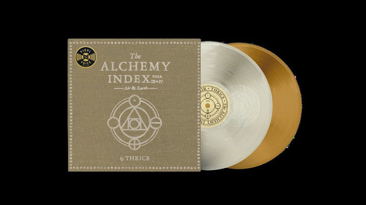 Thrice- The Alchemy Index, Vols. III & IV [Milky Clear & Translucent Tan] { vinyl }