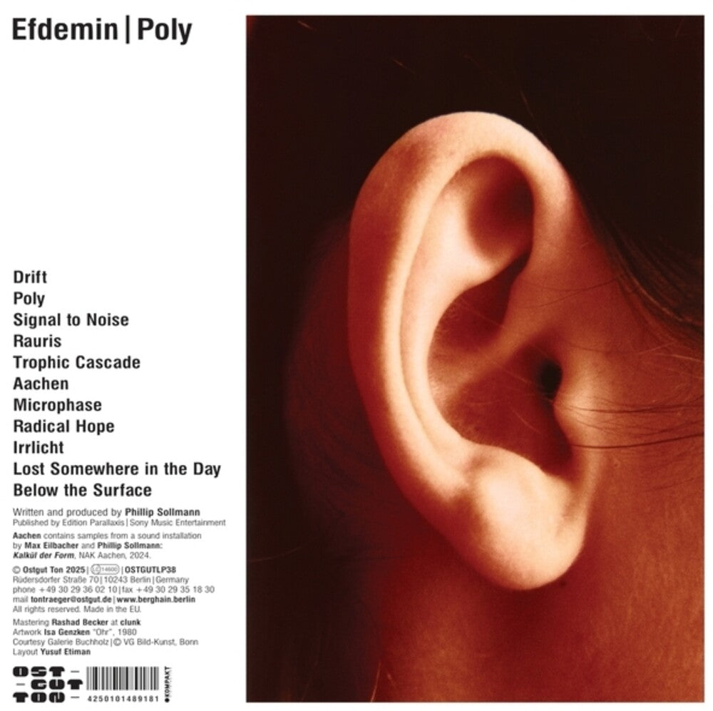 [PRE-ORDER] Efdemin - Poly (LP) { vinyl }