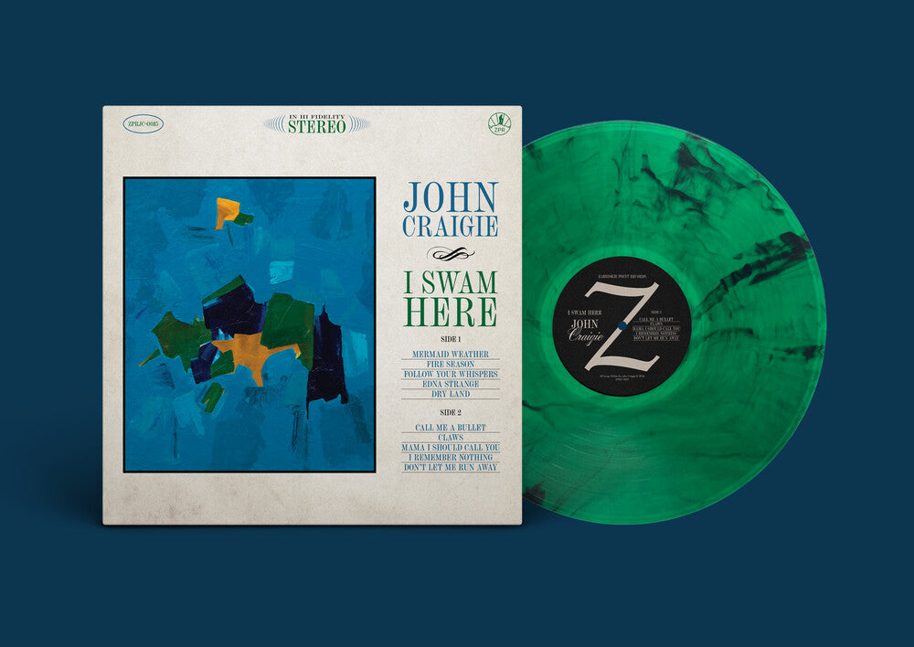 John Craigie- I Swam Here [Indie Exclusive] Green [Colored Vinyl] (Grn) [Limited Edition] [Indie Exclusive] { vinyl }