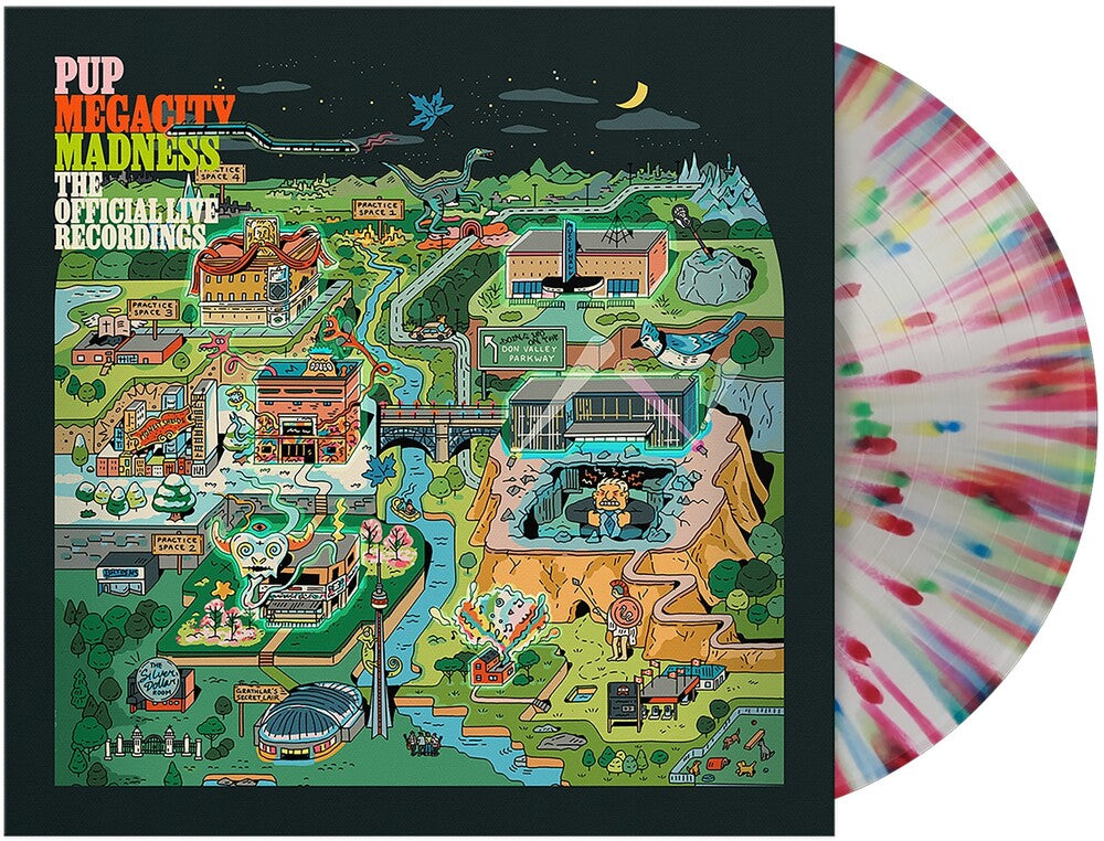 Pup- Megacity Madness (The Official Live Recordings) [Multicolor Splatter LP] { vinyl }