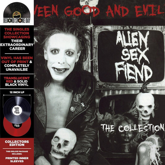 Alien Sex Fiend- Between Good & Evil - Red [Colored Vinyl] [Deluxe] [Limited Edition] (Red) (PREORDER) { vinyl }