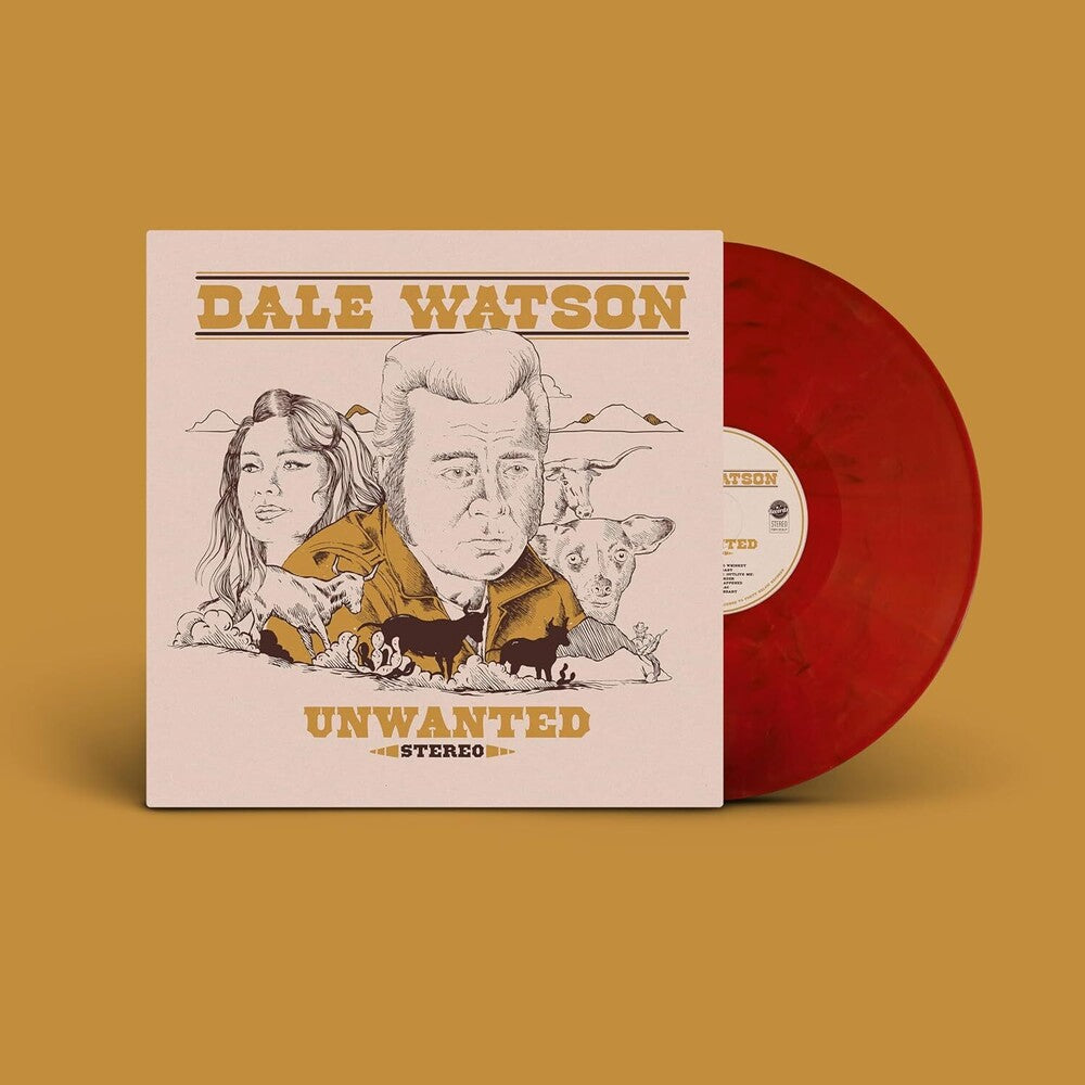 [PRE-ORDER] Dale Watson - Unwanted (Colored Vinyl) (Red) (Auto) { vinyl }