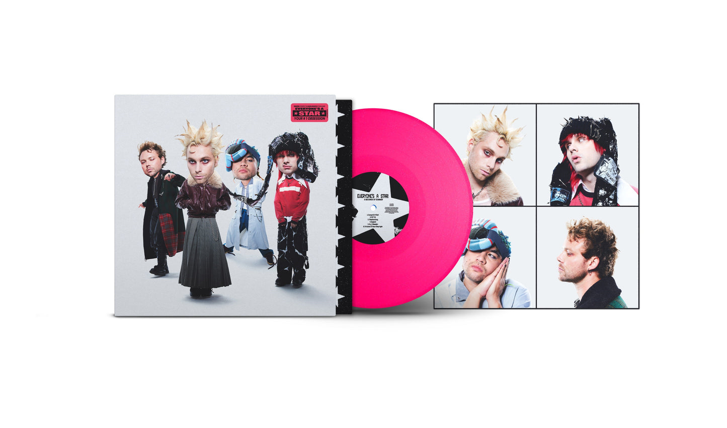 5 Seconds of Summer- Everyone's A Star! [Neon Pink Glitter LP] { vinyl }