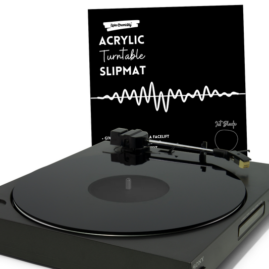 Acrylic Turntable Slipmat (Jet Black)
